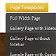 Custom Page Templates