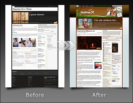 Modified WordPress Themes