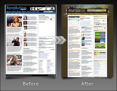 Modified WordPress Themes