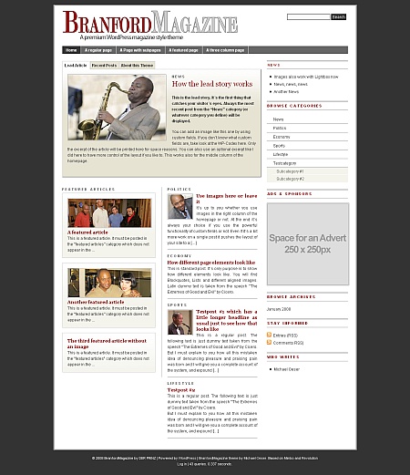 45+ Free Premium WordPress Themes with Magazine or Grid Layouts Free Premium Magazine Style WordPress Themes