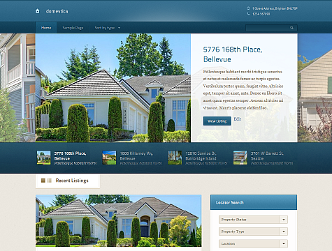 Domestica Real Estate WordPress Theme