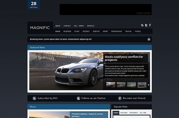 Magnific Theme