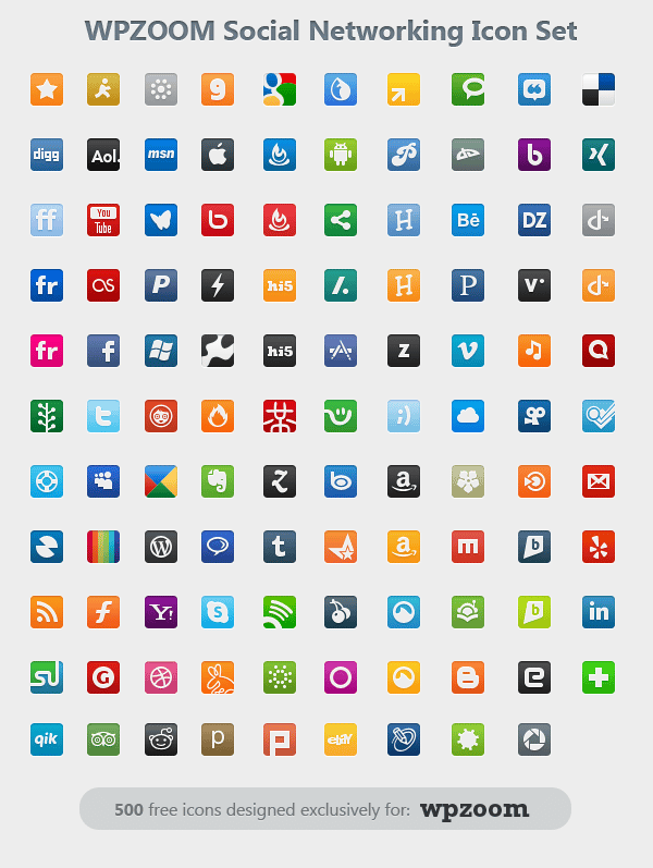 news icon png. Every icon from WPZOOM Social