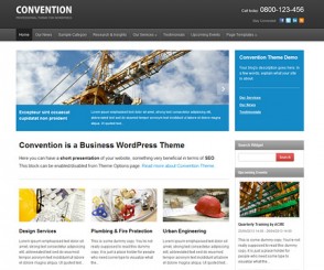 WordPress Theme: Convention