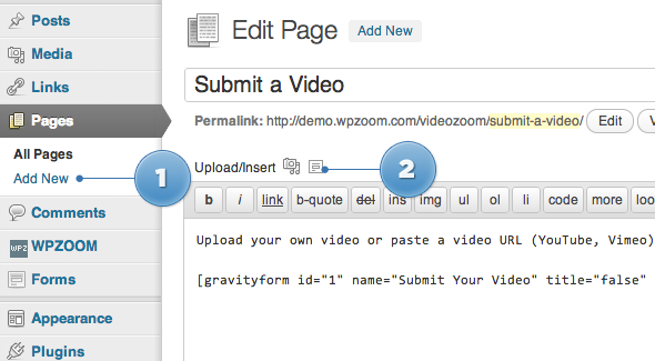 gravity-embed