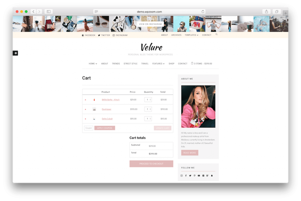 WooCommerce checkout page