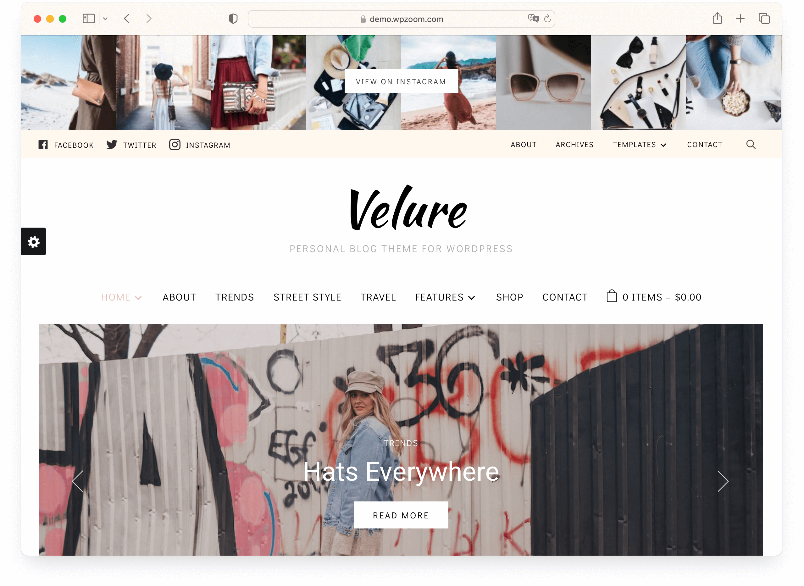 Velure Theme