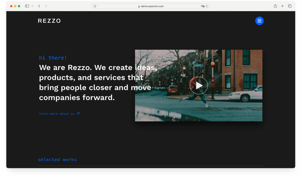 Rezzo theme