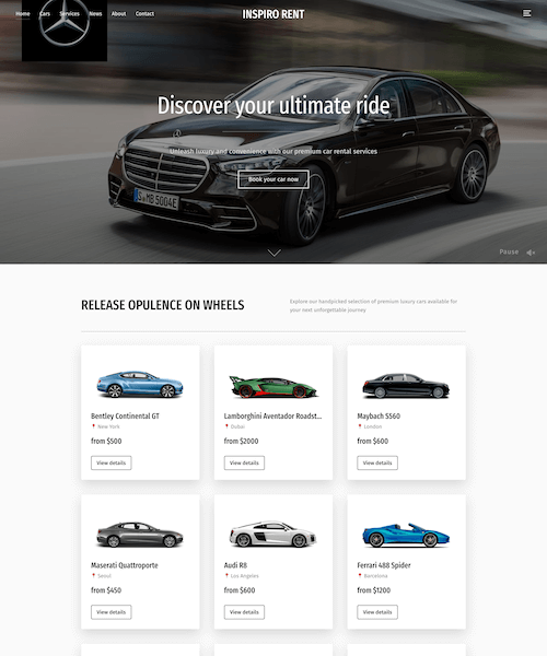 Car Rental Theme