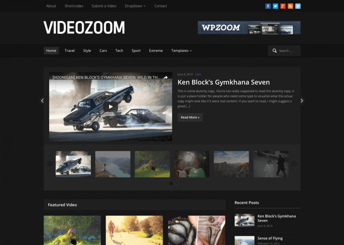 Videozoom - Best WordPress Video Theme