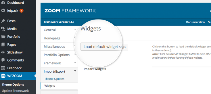 widgets