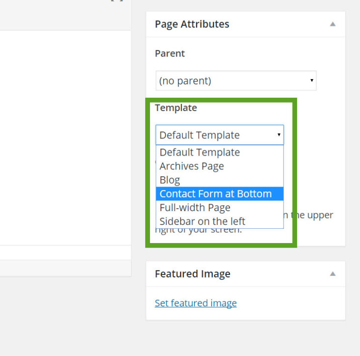 page-template-menu