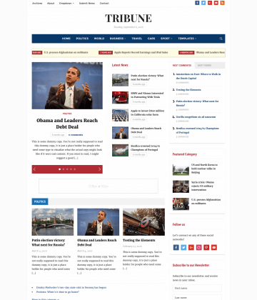 Tribune - Newspaper WordPress Theme