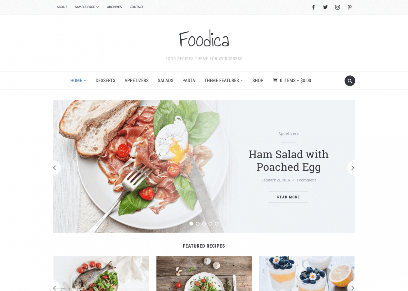 Foodica Theme