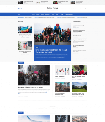 Prime News WordPress Theme