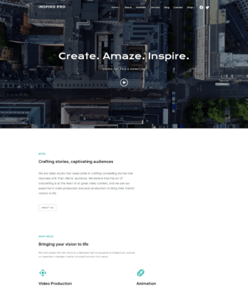 Inspiro Blocks Pro - premium WordPress block theme