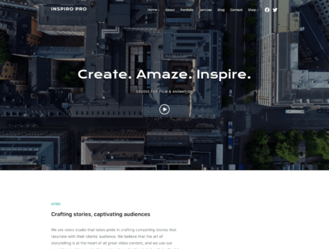 Inspiro Blocks Pro - WordPress Full Site Editing Theme