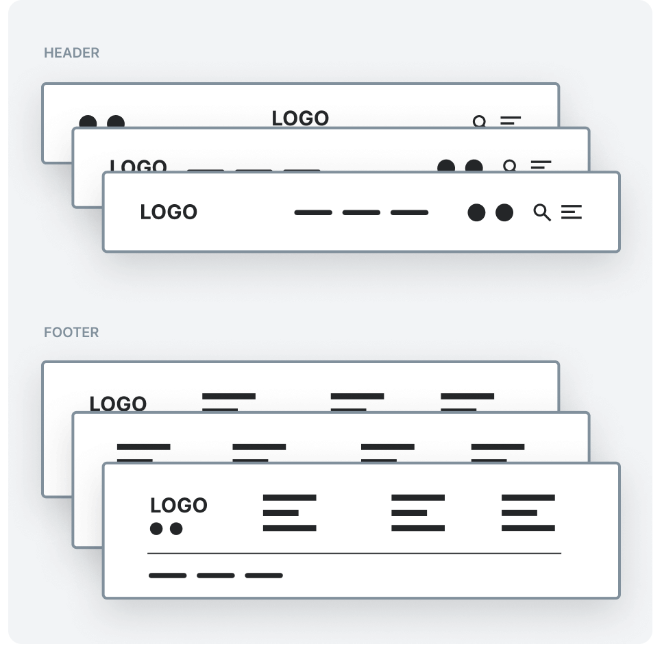 Header and Footer Layouts