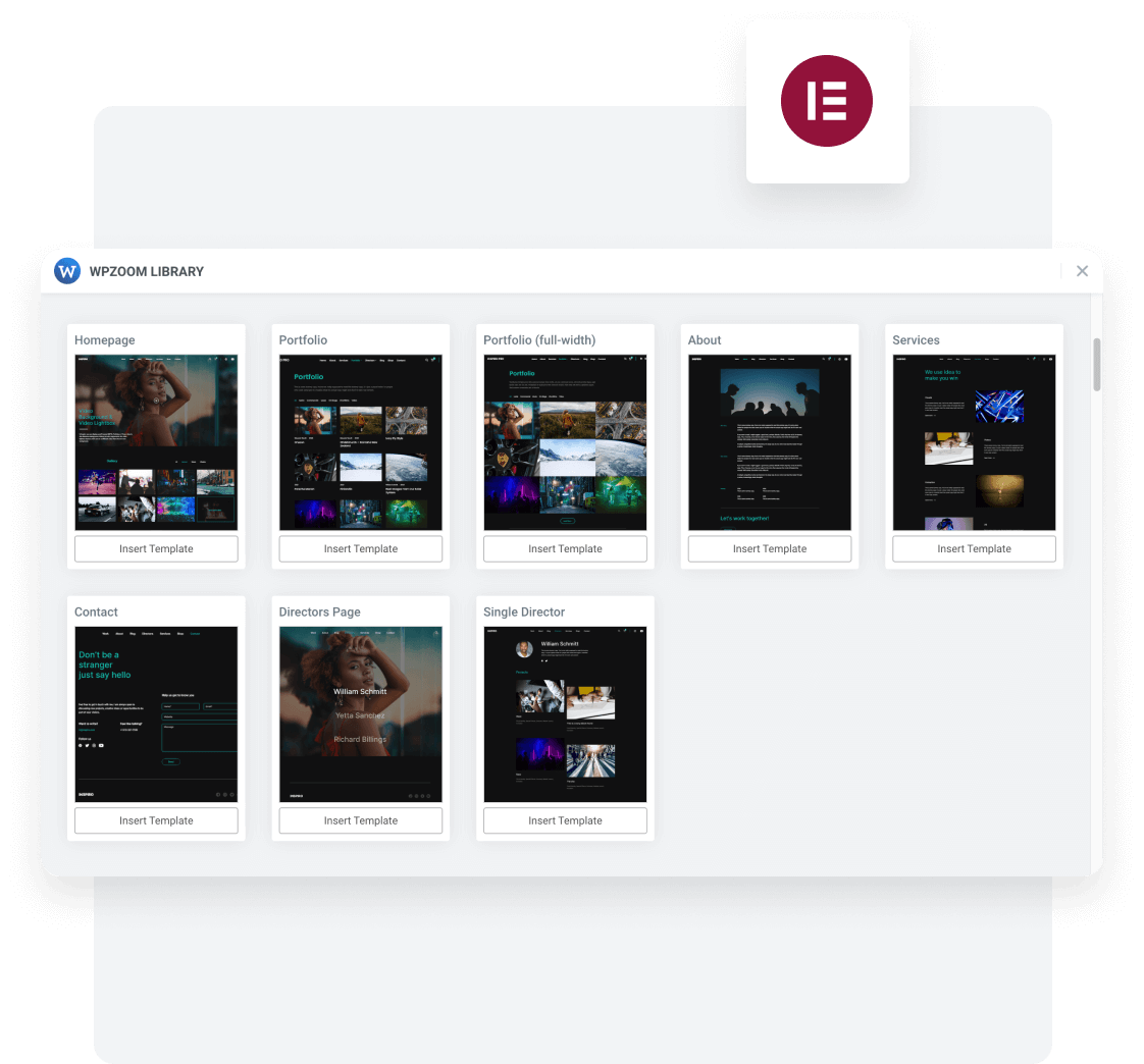 Elementor templates