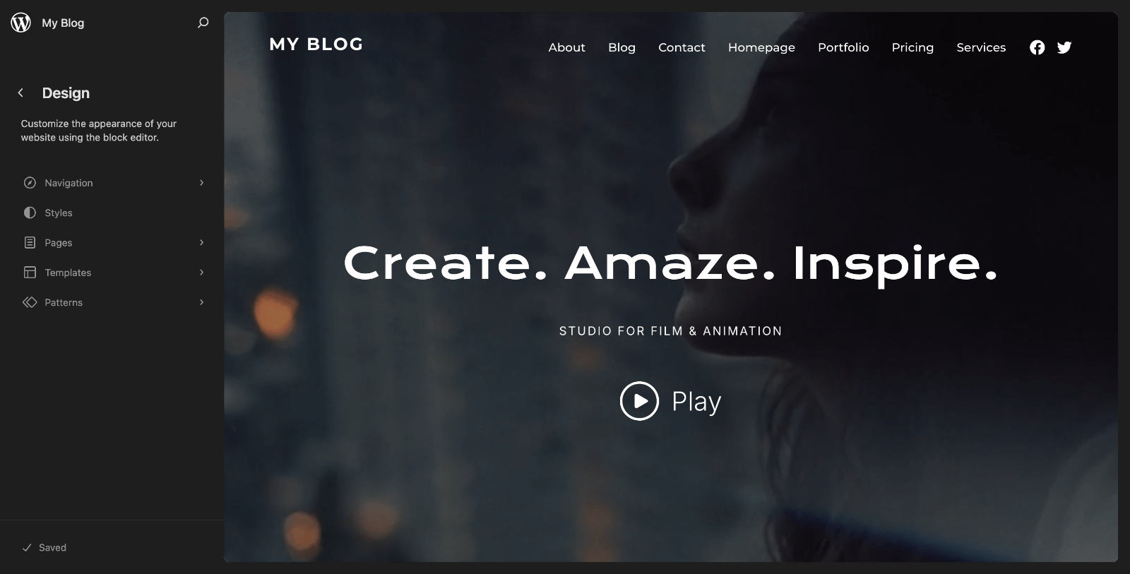 Customize editor