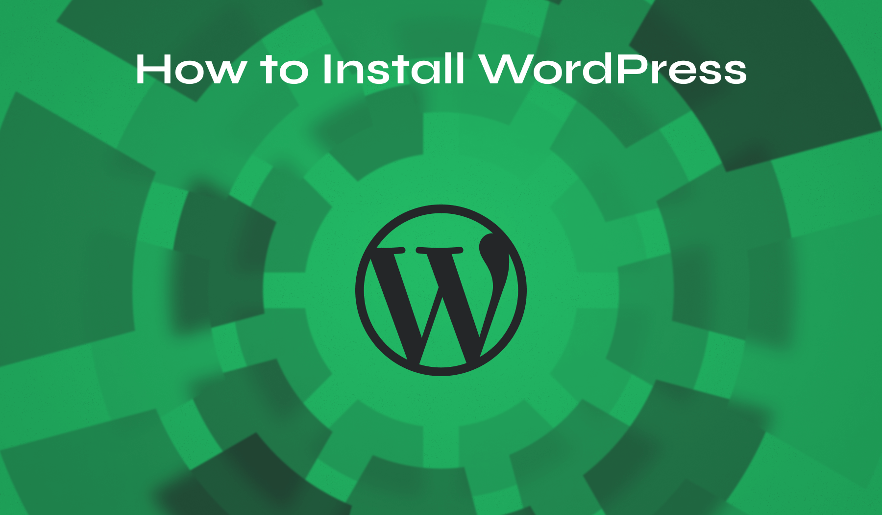 How to install WordPress manually