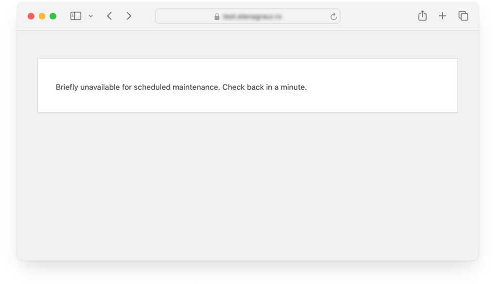 Briefly Unavailable for Scheduled Maintenance