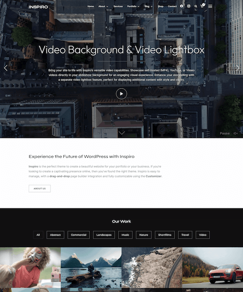Inspiro Premium business / portfolio