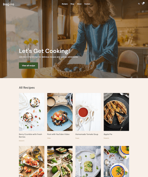 Food Blog Theme