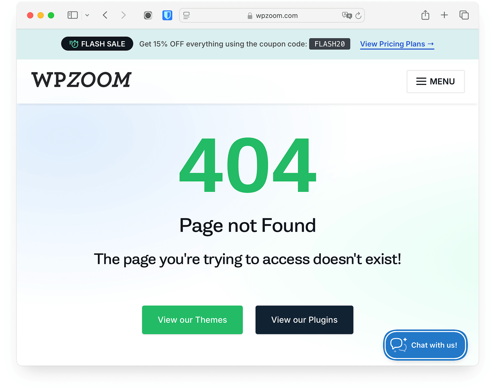 404 custom page