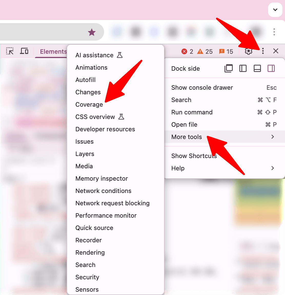 Chrome DevTools Coverage