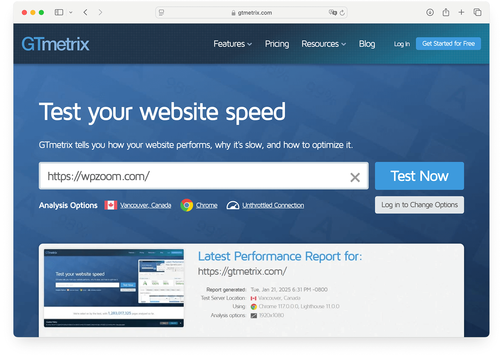 GTmetrix