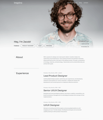 Freelancer (One-page)