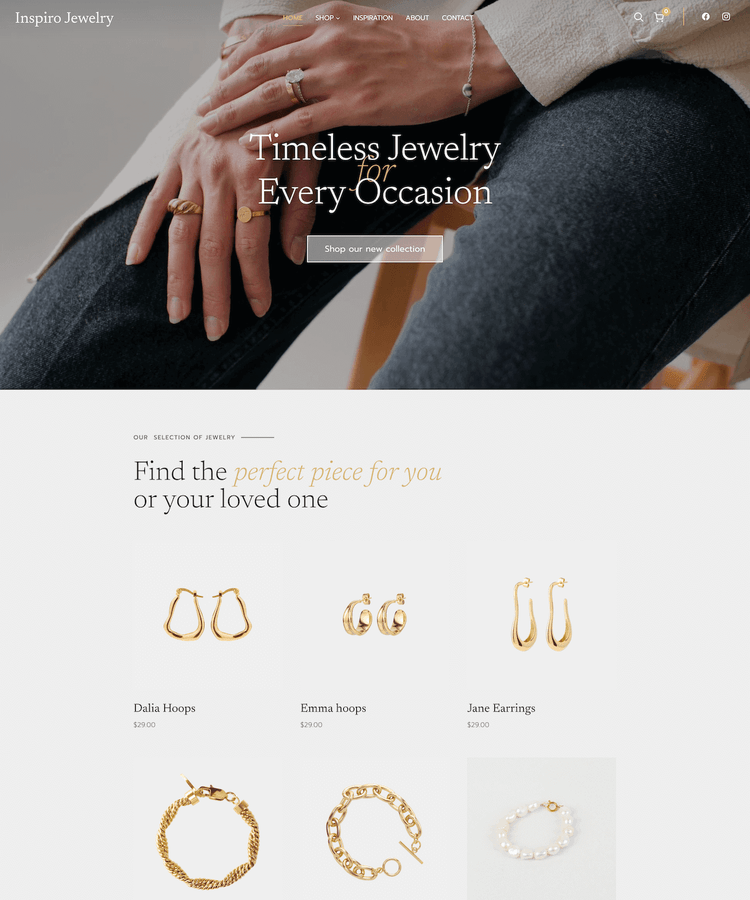 Jewelry Shop / WooCommerce