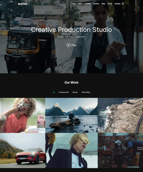 Video Portfolio Theme