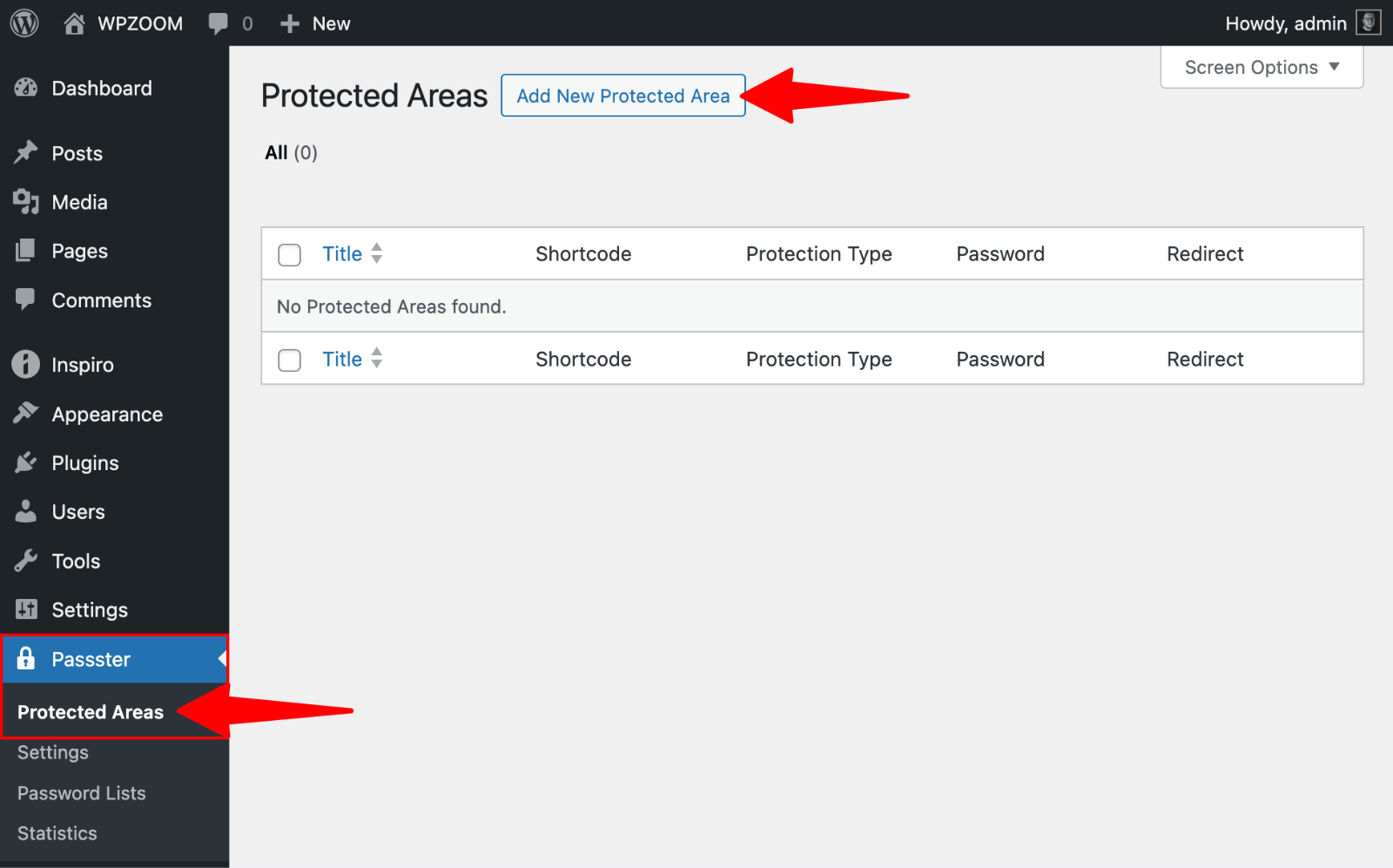 Passstr > Protected Areas