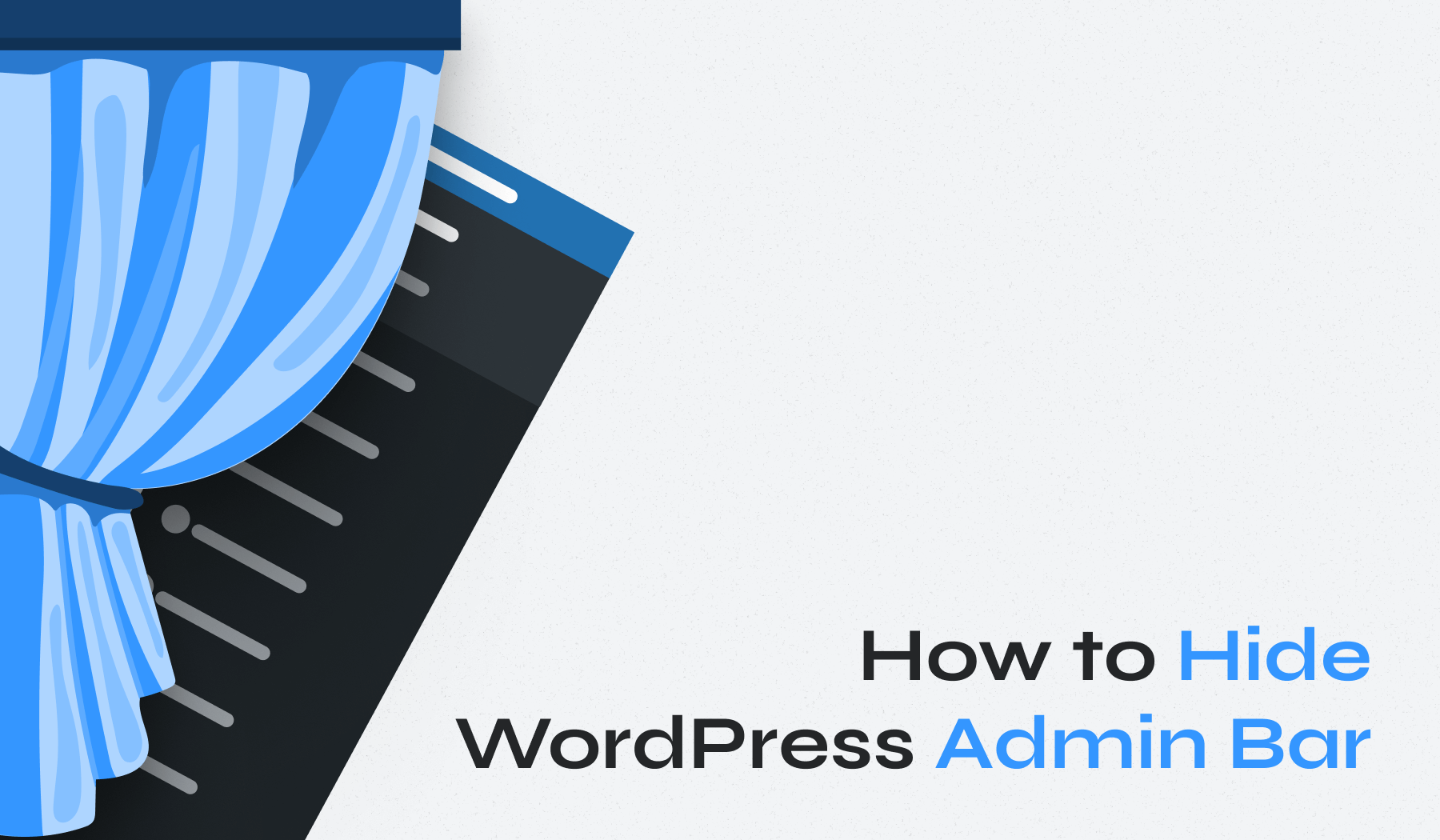 How to Hide WordPress Admin Bar